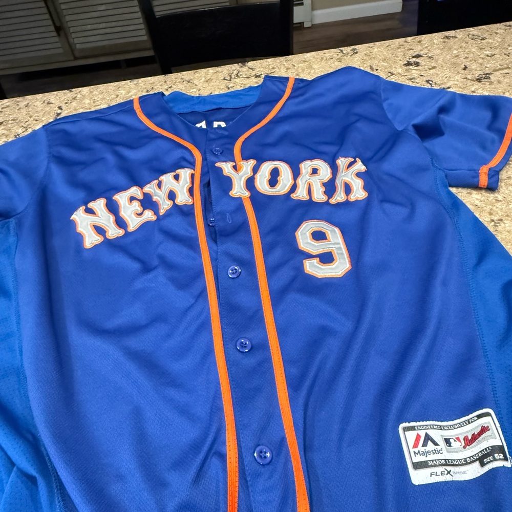 Majestic Authentic Blue Baseball Jersey
